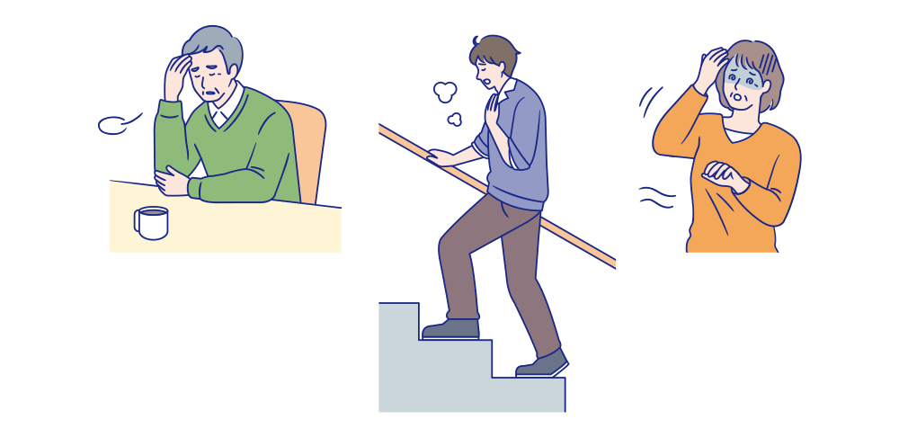 貧血のイラスト