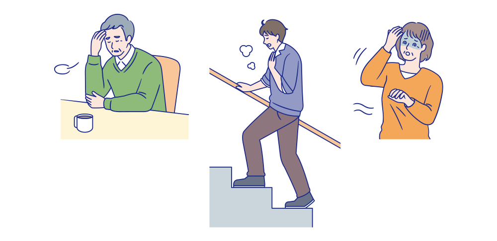 貧血のイラスト