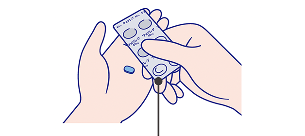 ウェリレグ®の服用の仕方と保管方法